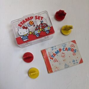 Hello Kitty Mouse Bunny San Rio Vintage Stamp Set